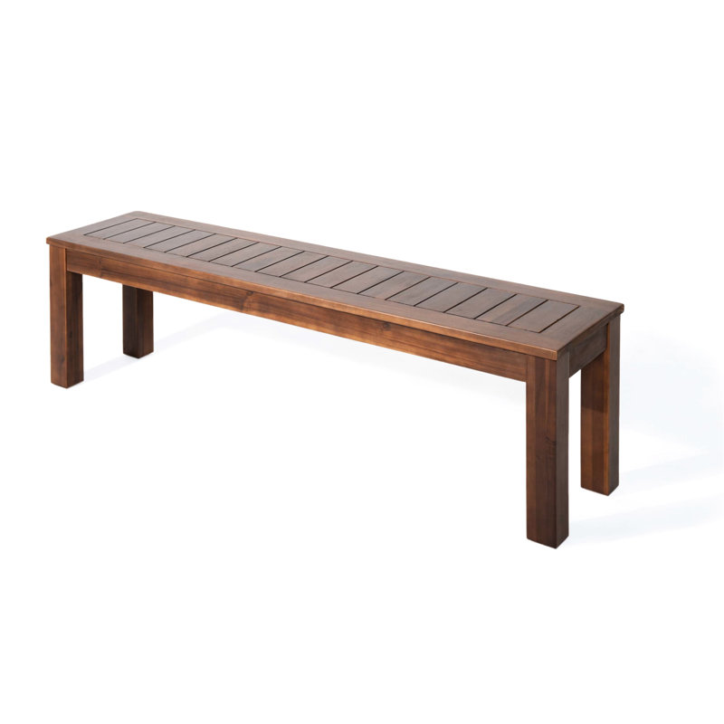 Banc rustique en bois 61,45 po - fabrication de lattes, construction attrayante