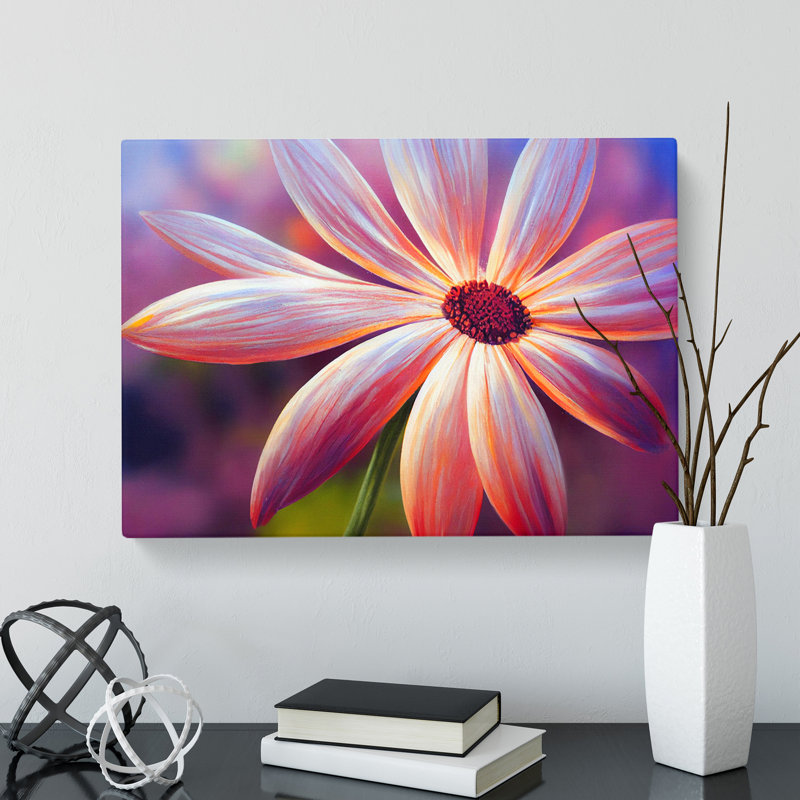 Timeless Daisy Flower - Wrapped Canvas, 50cm H x 76cm W x 3cm D