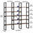 Jasmine-Rose 71" Bookshelf 5 Tiers Geometric Bookcase Display Shelf-1648676094-1648676065