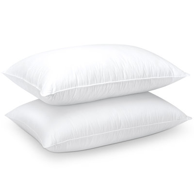 Hotel and Resort Goose Feather Pillows With Cotton Cover