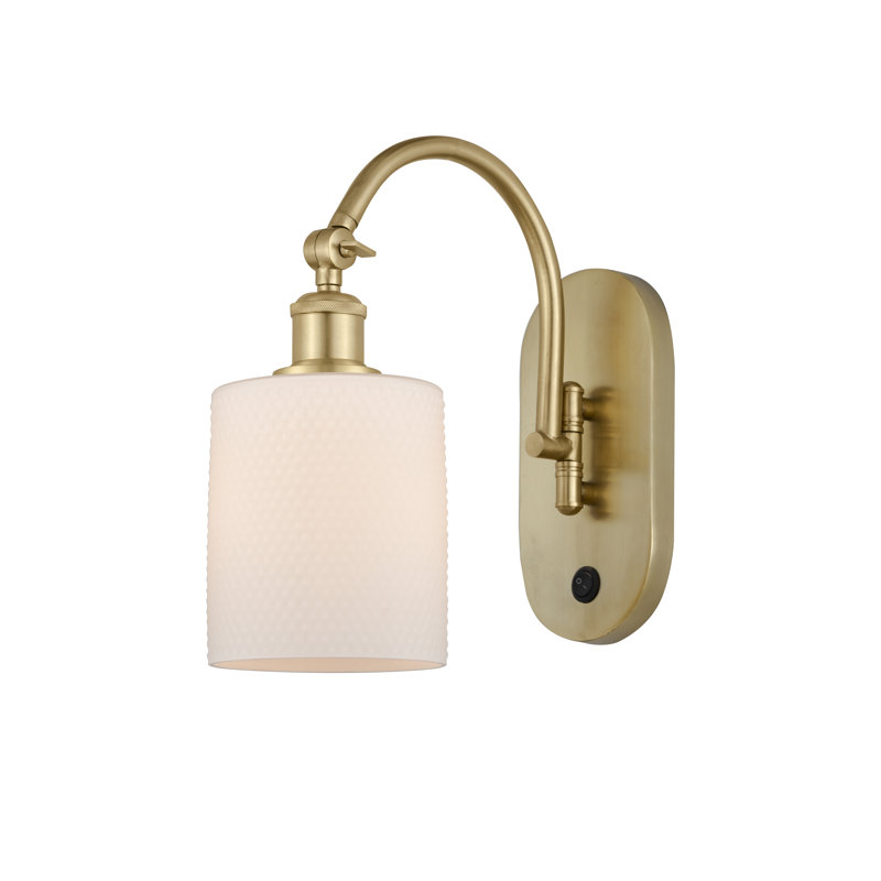 Dublin Swing Arm Sconce, Incandescent, Satin Gold