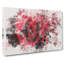 Drops Upon A Red Rose - Wrapped Canvas-56660155