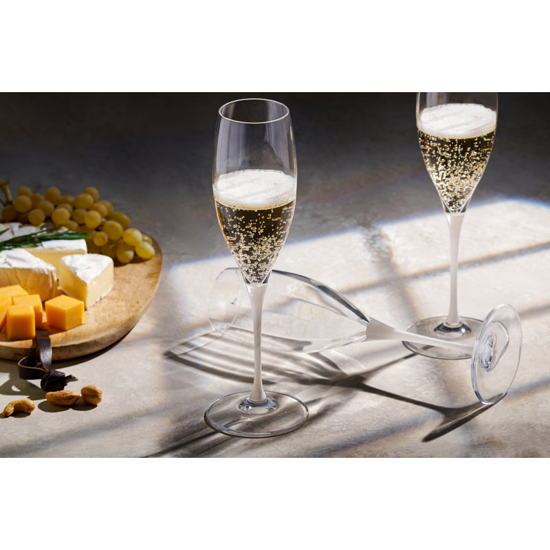 Crystal Goblet, Clear/White