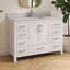 Ensemble de meuble-lavabo simple 48 po avec dessus en granite blanc Aura-2034738193-2014650740