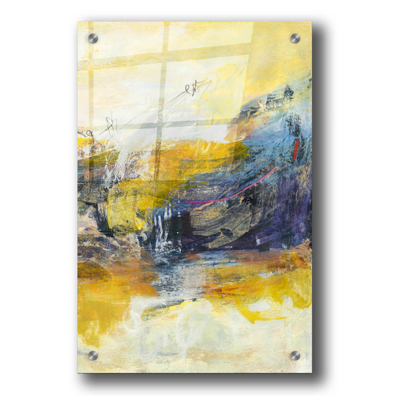 "Textured Triptych III" par Jodi Fuchs, H 36 po x l 24 po x P 0,2 po