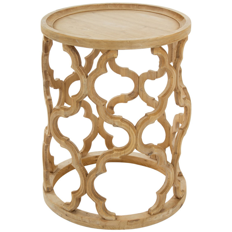 Glazier Tray Top End Table, Beige