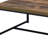 Oakgrove Rectangular Coffee Table in Weathered Oak and Black