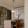 1-Light 15.7" Wide Modern Scandinavian-Style Wood-Like Pendant Lamp with Lamp Shade diffuser