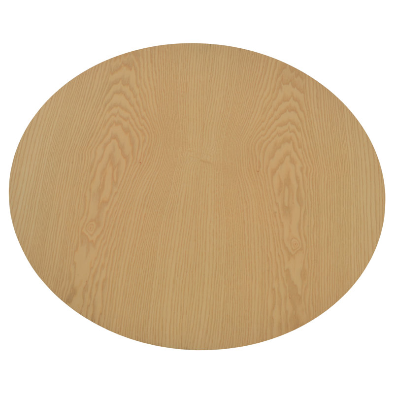 Table de salle à manger Diana, Naturel, L 35,5 po x l 35,5 po, Laiton