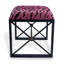 Medallion Upholstered Utility Stool-2081541673