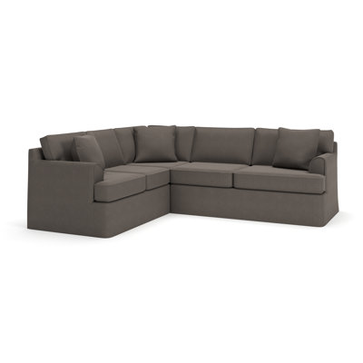 Conradina 2-Piece Slipcovered Sectional