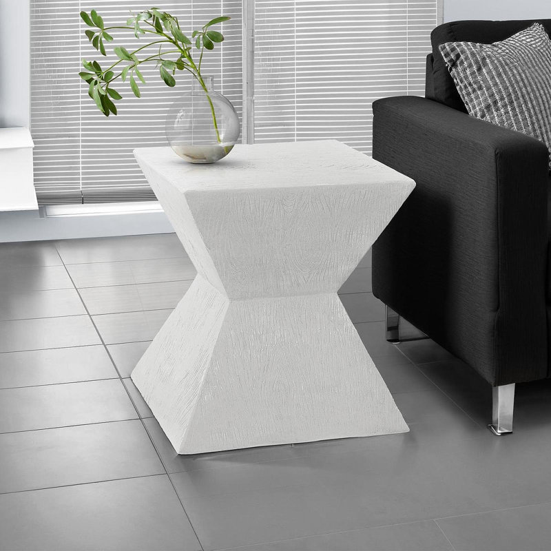 Table d'appoint, H 25 po, intérieur ou extérieur, table d'appoint, table de bout, table de chevet, chambre à coucher, salon