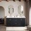 Ensemble de meuble-lavabo double 72 "avec miroir-930512681-930512680-930512686