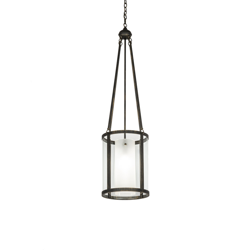 Luminaire suspendu cylindrique à 1 lumière Cilindro
