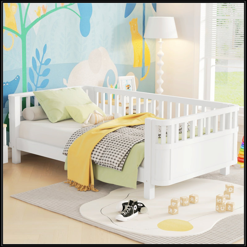 Lit plateforme simple en bois