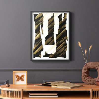 Onyx Obelisks I, reproduction encadrée - bois massif