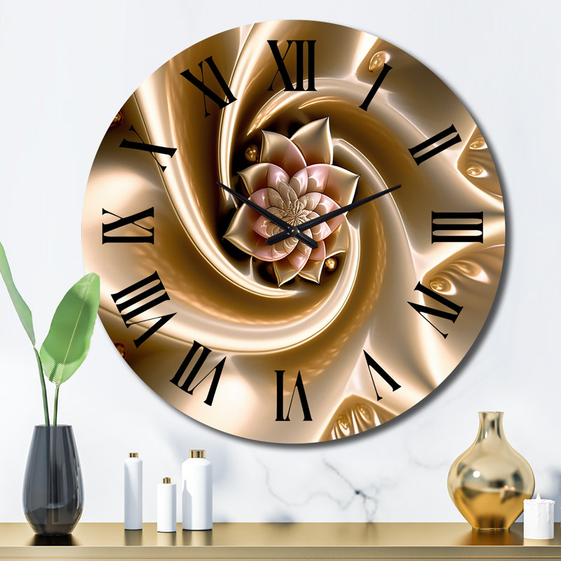Horloge murale en métal, Grand