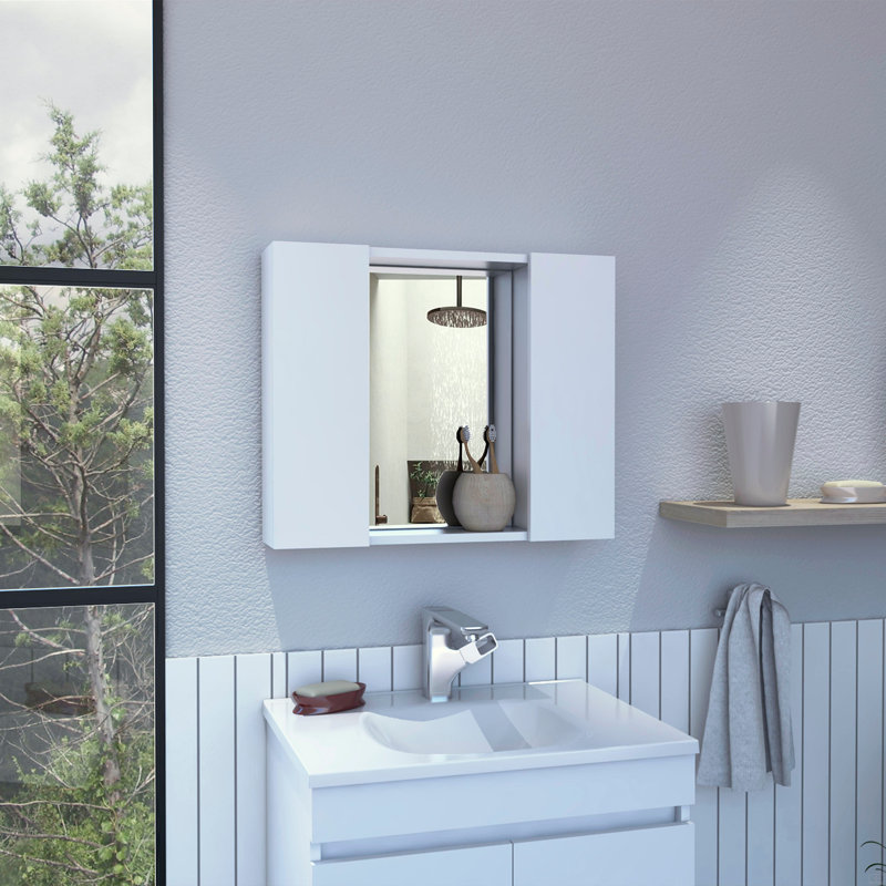 1-Drawer Medicine Cabinet, White