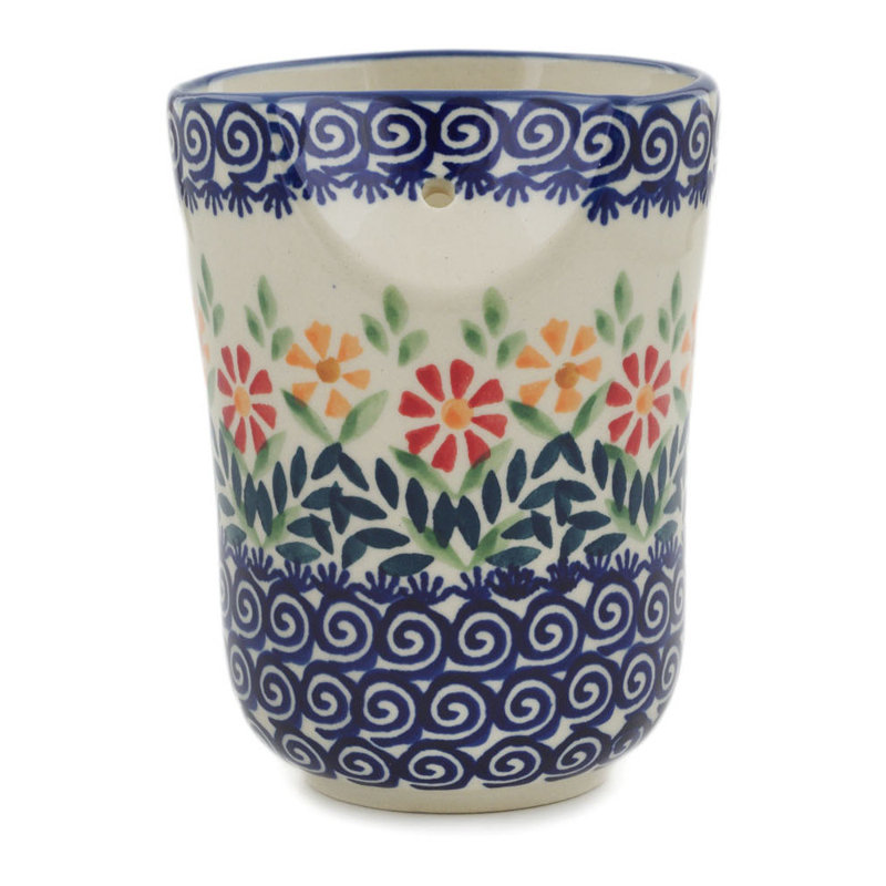 12 oz. Tasse en grès - Vague de fleurs
