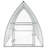 Chicken Cage Silver 41.3"X47.2" Galvanized Steel-580132789