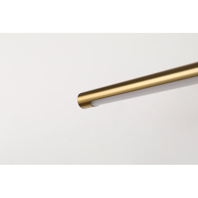 Brass 15 in. LED Picture Light with Remote Control Dimmable Multiple Color Temperatures Rotatable and Timer