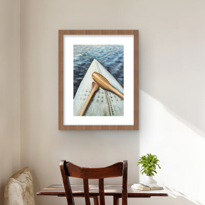 «Canoe Adventure - Marine Room», reproduction encadrée