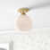 Alayna Glass Semi Flush Mount