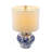 D12x19.3" Blue And White Ceramic Vase Lamp