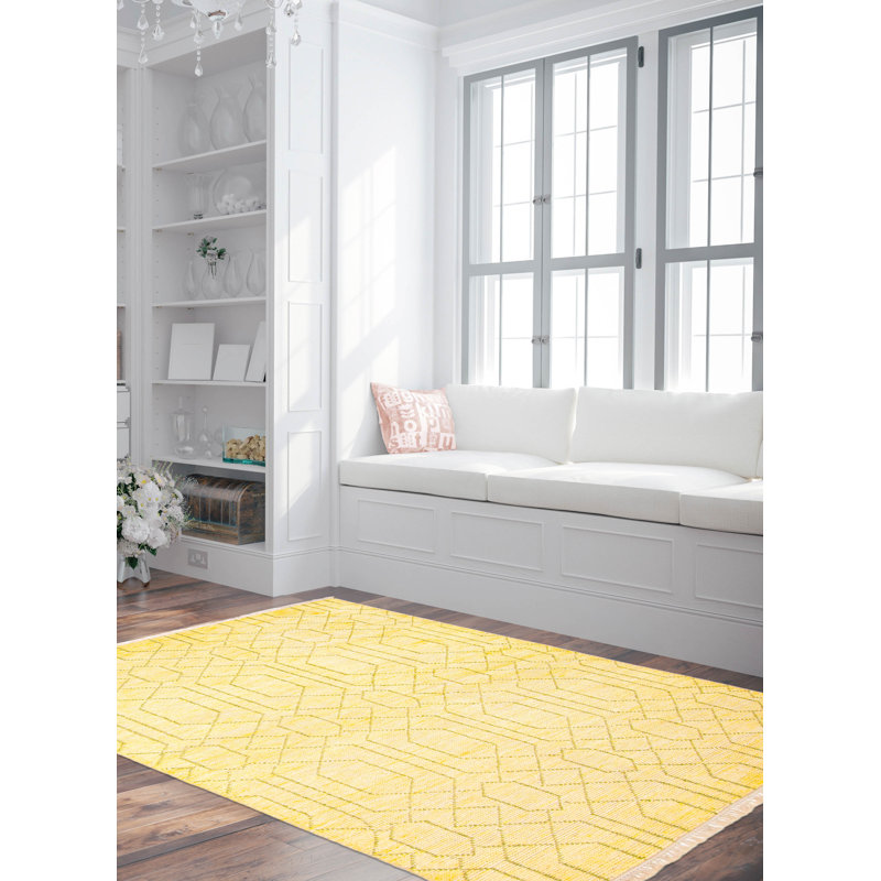 Tapis unique en or 5 pi 0 po x 7 pi 11 po Tangier