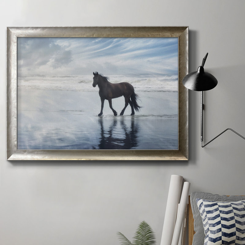 Toile encadrée de qualité supérieure Horse Motion VI - prête à être accrochée, H 16 po x l 20 po