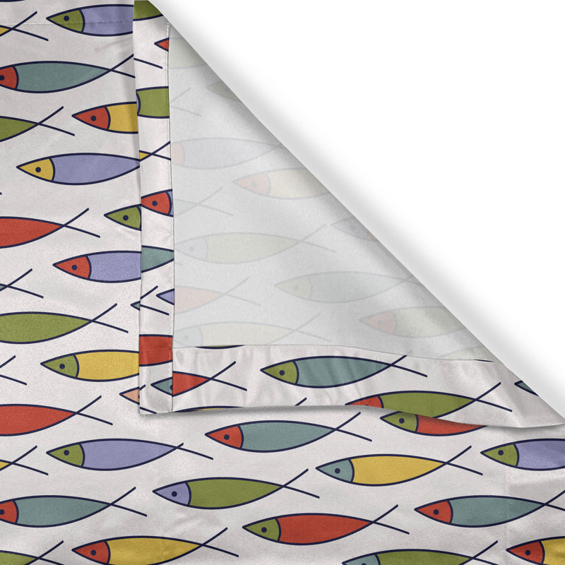 Multicolore brise-bise 2 panneaux 50 "x 96" Breakwater Bay, L 50 po x L 108 po
