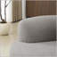 Causeuse courbée 66,93 pouces à compression complète, tissu en velours de peluche et canapé compact sans assemblage pour petits espaces et appartements-849302233
