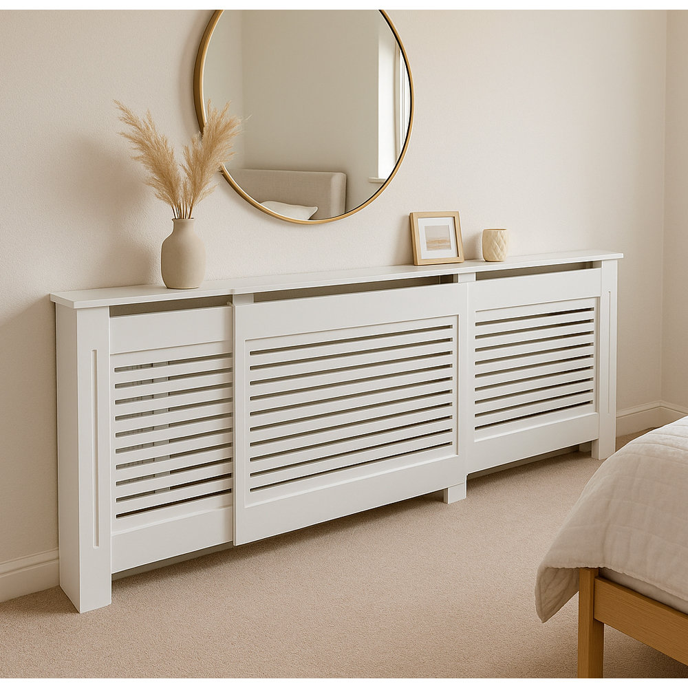 Wayfair Over Radiator Table Three Posts Andes Radiator Cover & Reviews | Wayfair.co.uk