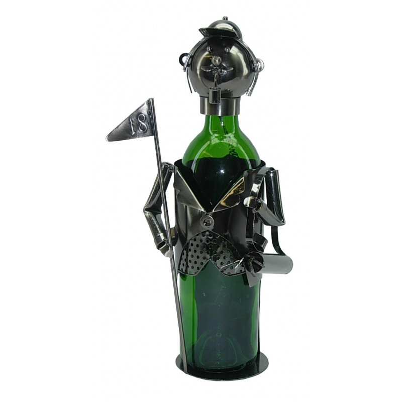 Ryson Tabletop Wine Bottle Rack in Silver