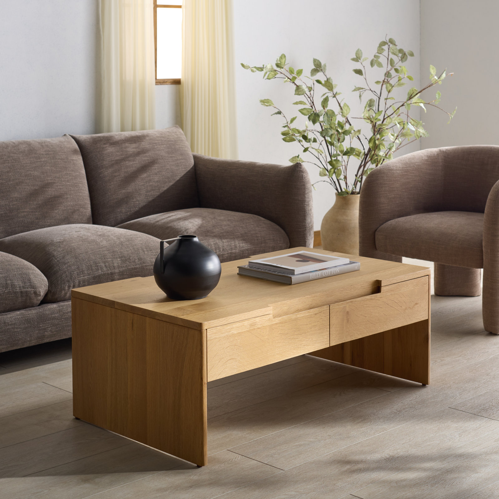 Rosita 42" Oak Coffee Table