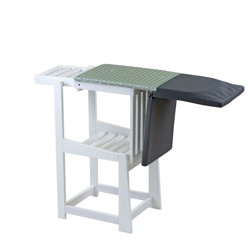 Navit Wood Freestanding Ironing Board, White