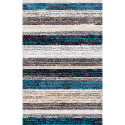 Funes Striped Hand Woven Area Rug