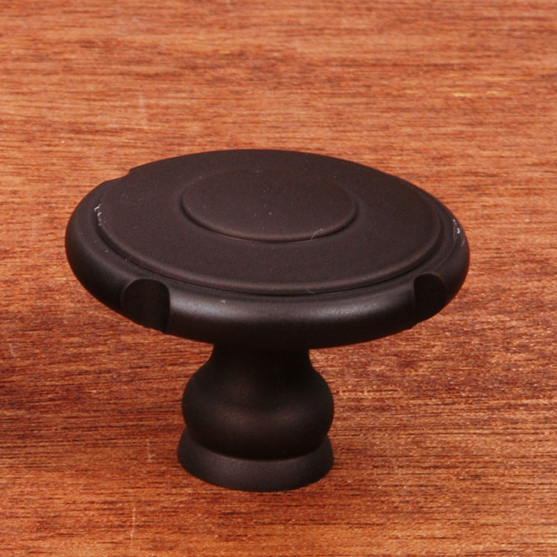 CK Series 1 1/2" Diameter Mushroom Knob, Oil Rubbed Bronze, Large