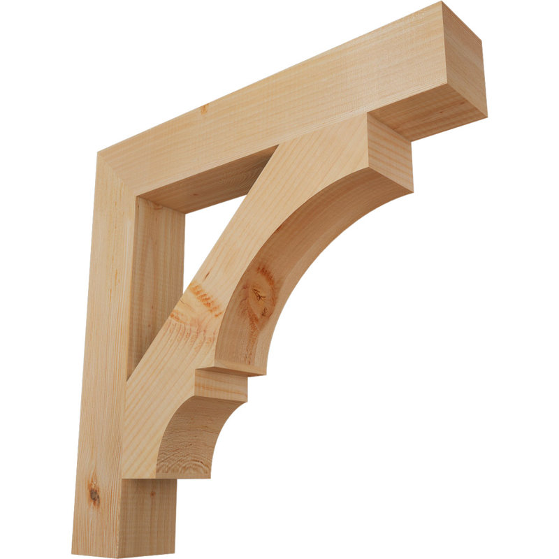 Support de bloc Balboa, Sapin de Douglas lisse, L 3 1/2 po x P 24 po x H 24 po