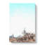 Girona in Spain in Abstract - Wrapped Canvas-55314544