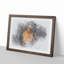 Blue and Yellow Macaw Parrot in Abstract - Picture Frame Drawing Print-55687069-55687073