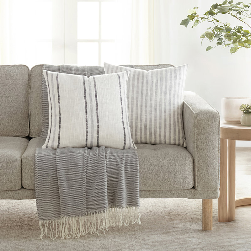 2-Pack Yarn-Dyed Patterns Decor Throw Pillows - Thumbnail 4