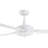 Carolina 56" Outdoor Indoor/Outdoor Ceiling Fan with Remote Control, Damp Rated, Modern White Ceiling Fan for Patio and Living Room-275163001