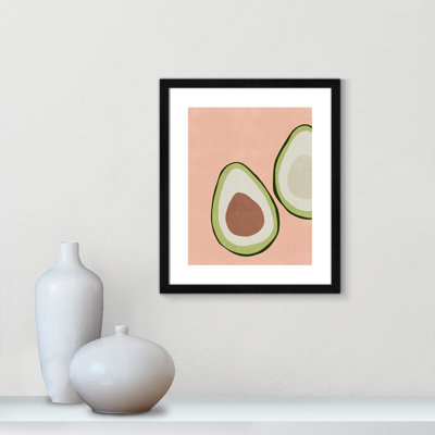 Avocat tranché - reproduction d'art