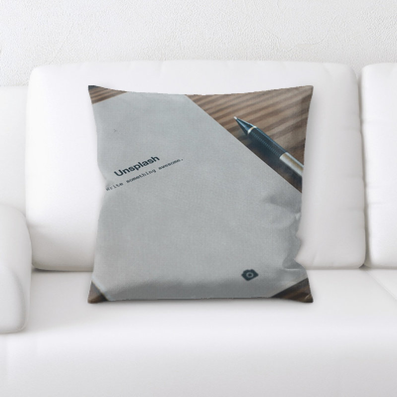 Microsuede Reversible Throw Pillow