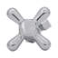 Conduites d'alimentation à robinet double 1/2 po IPS x 3/8 po x P 20 po avec robinets d'arrêt à angle en croix-99438800