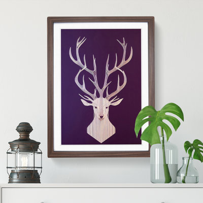 Bust of a Stag No.2 - Wall Art