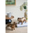 11.5X3.5X6.5" Lifelike Dachshund Figurine With Copper Finish