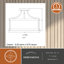 Plafonnier semi-encastré 3 lumières William-43666848