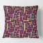 Coussin décoratif rétro à motif abstrait Mid-Century-2077132570